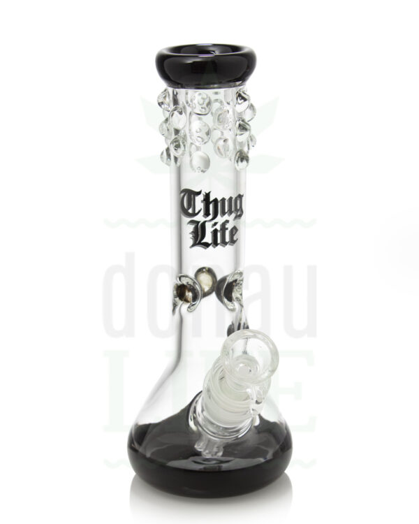 THUG LIFE Beakerbong 'Black Frog' | 30 cm